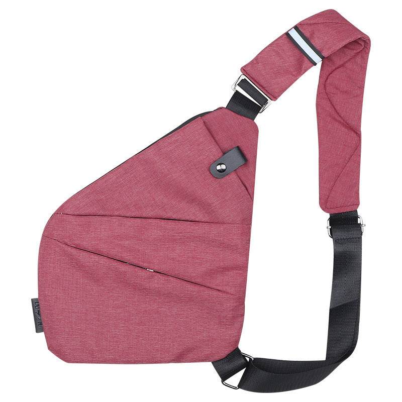 New Mens Digital Storage Gun Bag Diagonal Outdoor Sports Waist Bag - Mubimart