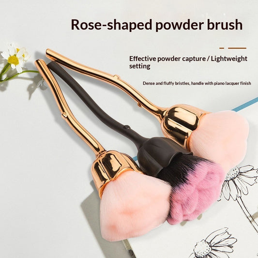 Rose Loose Powder Makeup Brush Beauty Tool