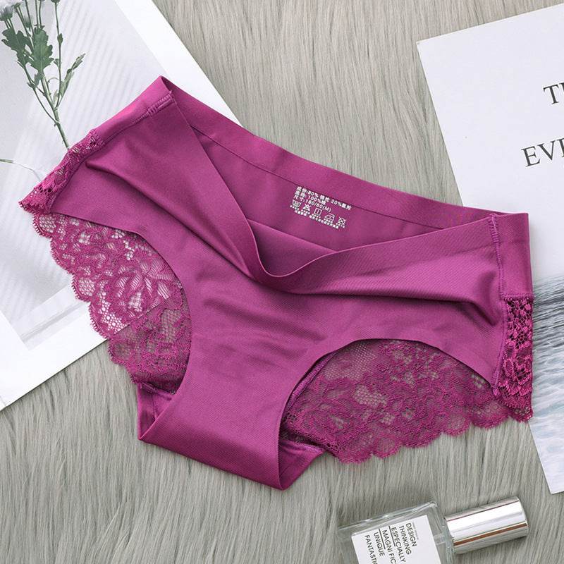 Lace Briefs Summer Air-Permeable Hip-Lifting Briefs Women - Mubimart