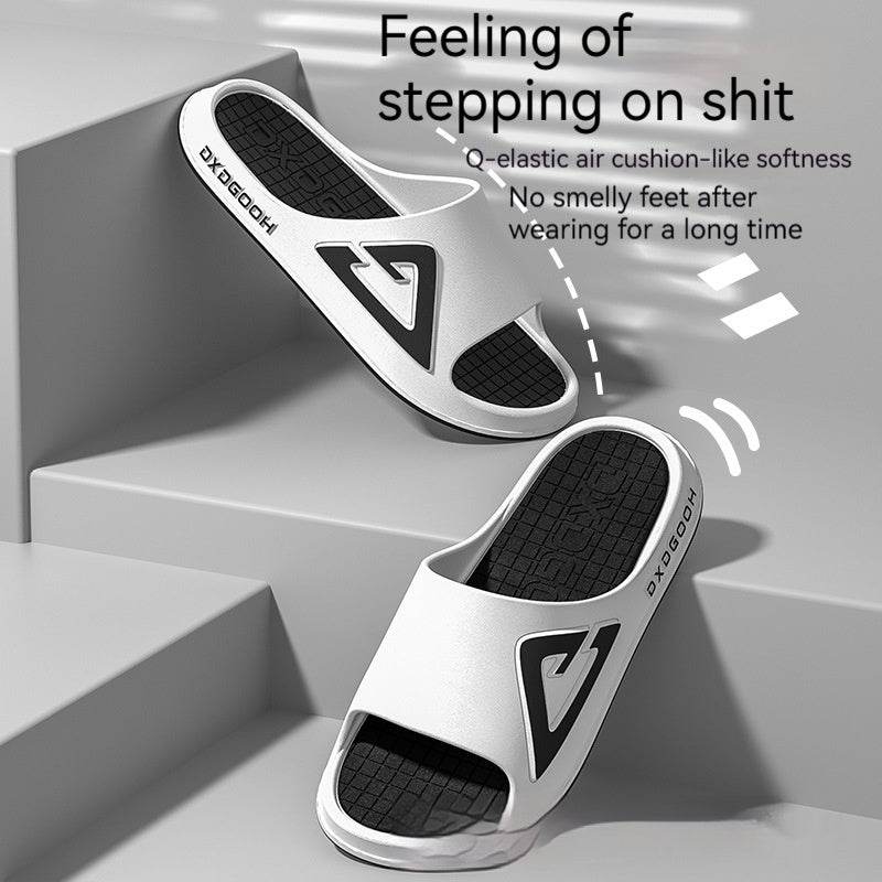 Flip-Flops Outdoor Non-slip Slip Slip-on Slippers For Men - Mubimart