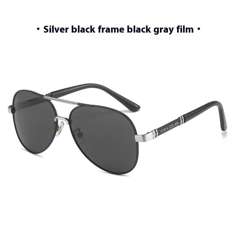 Polarized Sunglasses Photosensitive Color Changing Men's Sunglasses - Mubimart
