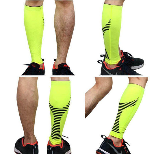 Men's And Women's Running Leggings High Elastic Warm Breathable Knee Socks - Mubimart