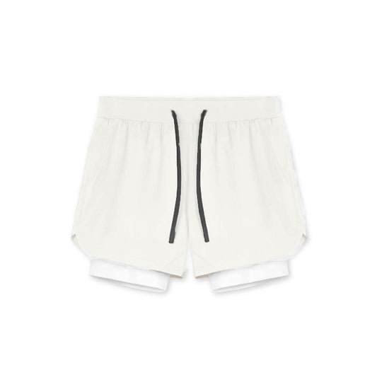 Workout Shorts Men's Nylon Running Training Elastic Quick-drying - Mubimart
