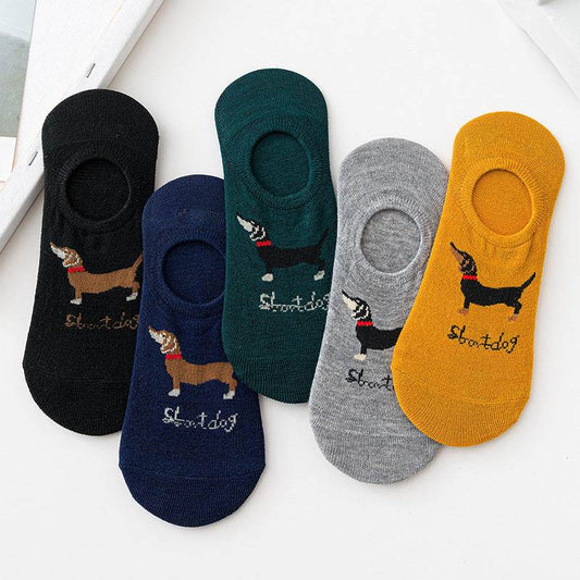 Socks Men's Boat Socks Low Top Invisible Socks Socks Summer Thin Men's Socks - Mubimart