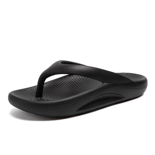 Flip-flops Men Wear Sandy Beach Platform Outside And Step On Shit - Mubimart