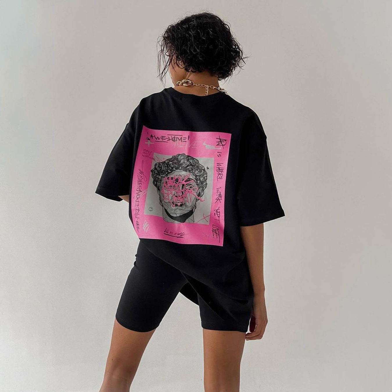 Women's Printed Plus Size Top - Mubimart