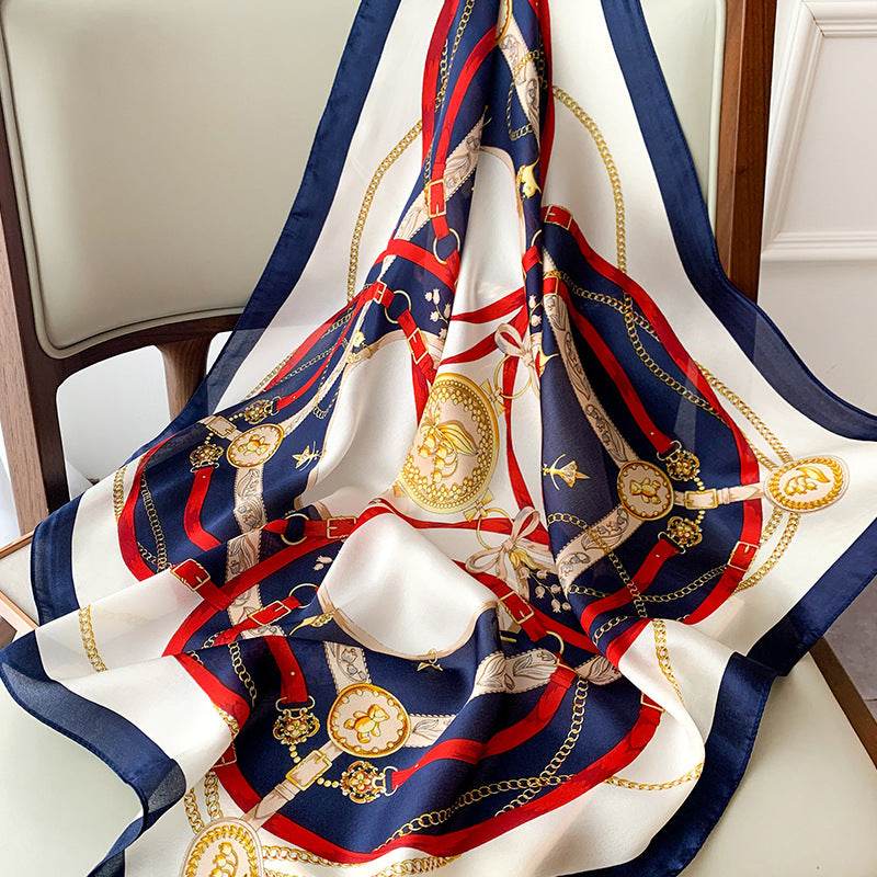 Printed Silk Scarves Gift Company Annual Meeting - Mubimart