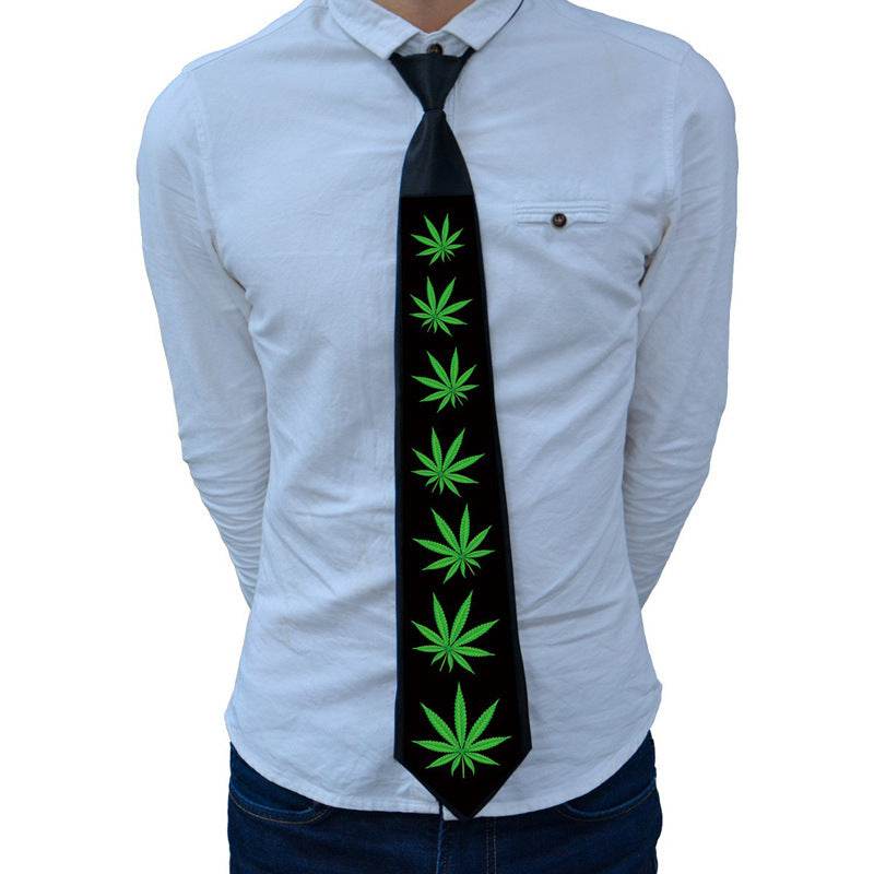 Christmas Ball Party Performance Glowing Necktie - Mubimart