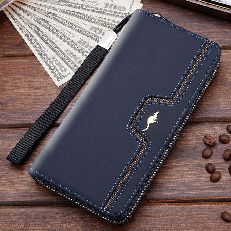 New Men's Wallet Long Zipper - Mubimart