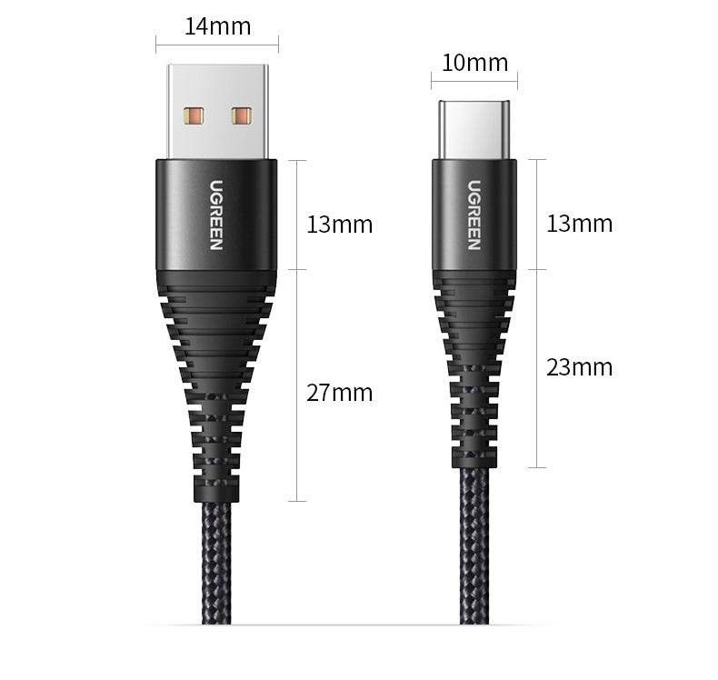 Mobile Phone Fast Charging Braided Data Cable - Mubimart