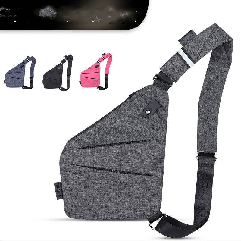 New Mens Digital Storage Gun Bag Diagonal Outdoor Sports Waist Bag - Mubimart