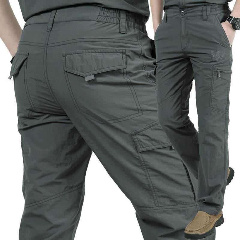 Plus Size Loose Cargo Pants - Mubimart