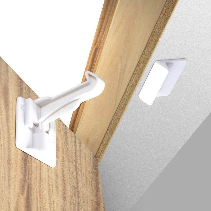 Children's Invisible Cabinet Door Safety Lock - Mubimart