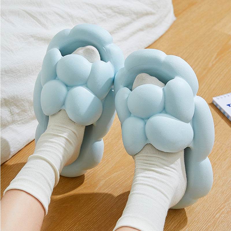 Soft Cloud Design Slippers Cute House Shoes Women Outdoor Indoor Bathroom Slipper - Mubimart