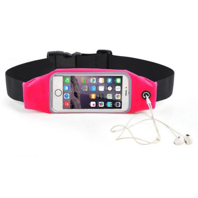 Touch Screen Clear Phone Waist Bag For Running Sports Fanny Pack - Mubimart