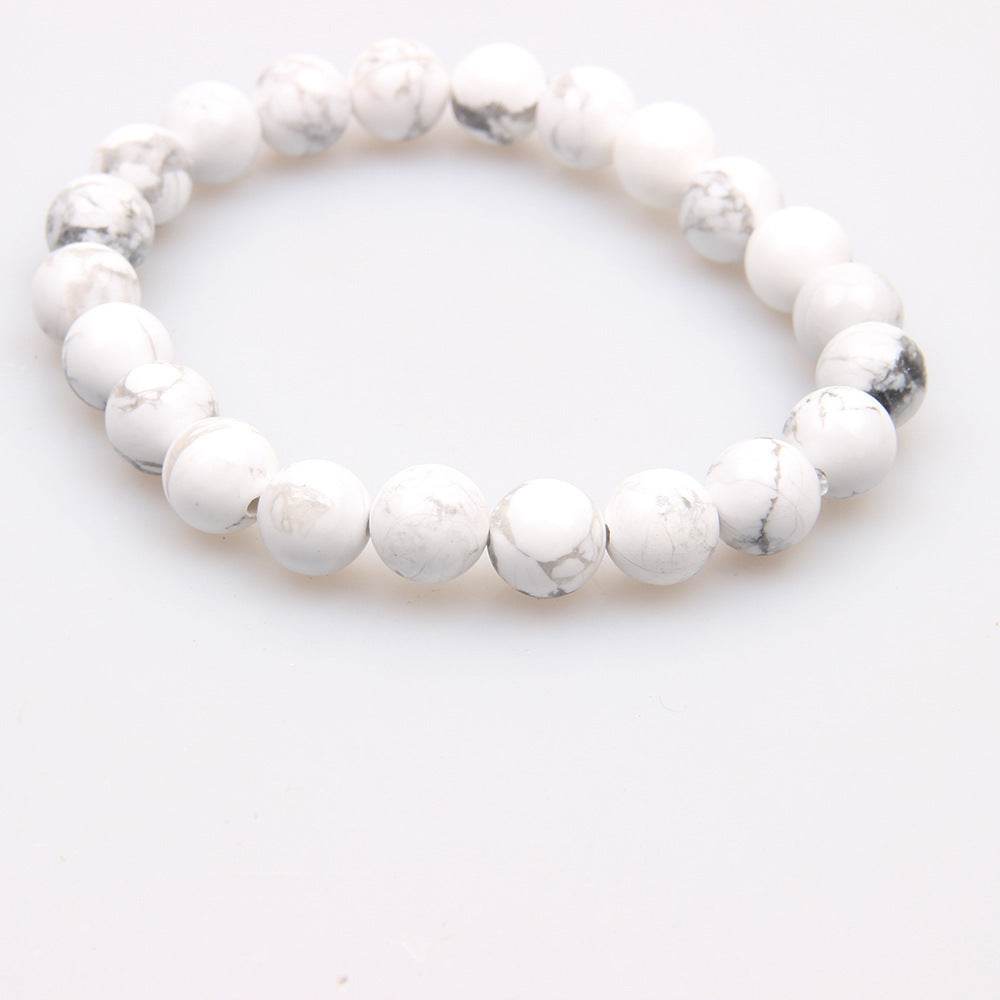 Handmade Crystal Gemstone Elastic Bracelet Energy - Mubimart