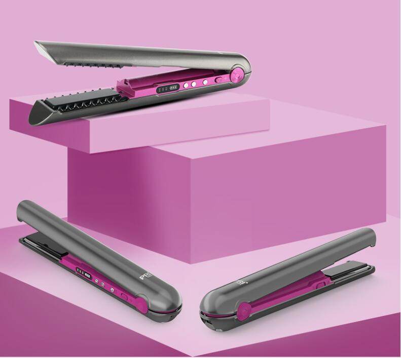 USB Wireless Charging Hair Straightener Comb - Mubimart
