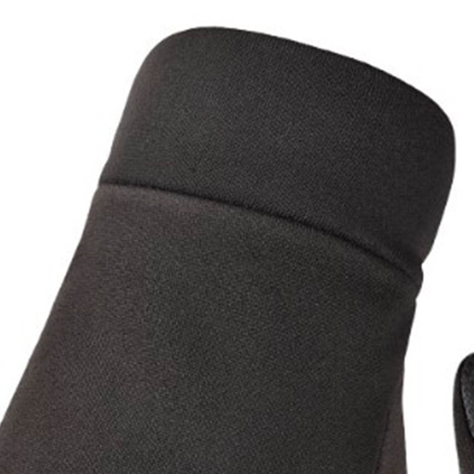 Winter Men Gloves Touch Screen Windproof Waterproof Brushed Gloves For Outdoor Sports Activities Skiing Black L - Mubimart