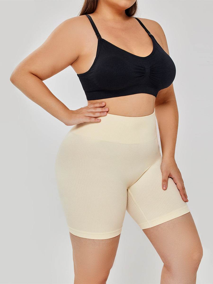 High Waisted Body Shaper Thigh Slimmer Butt Lifting Shapewear For Women - Mubimart