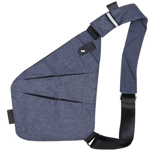New Mens Digital Storage Gun Bag Diagonal Outdoor Sports Waist Bag - Mubimart