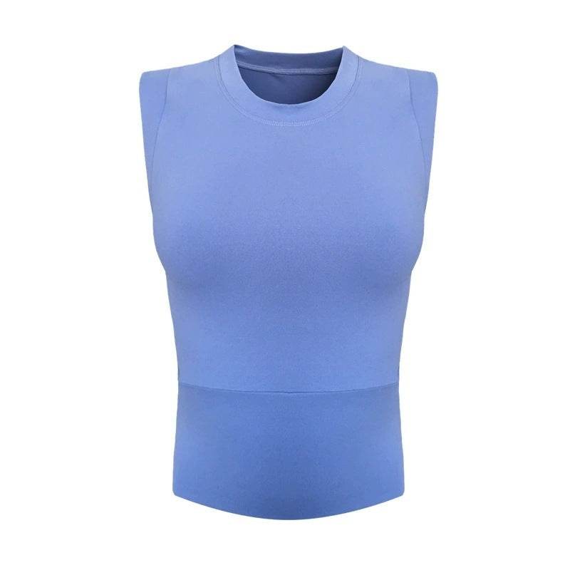 Summer Tank Tops Quick Dry Yoga Top Femme Fitness Singlet Workout - Mubimart