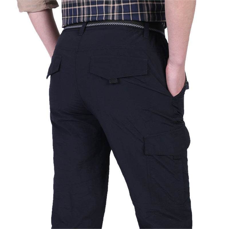 Plus Size Loose Cargo Pants - Mubimart