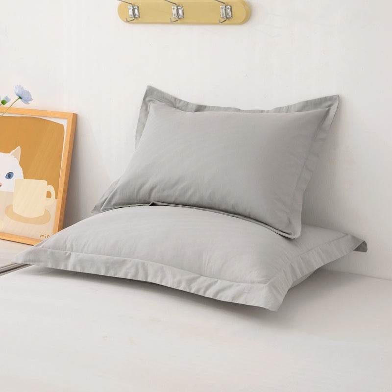 One Pair Of Pure Cotton Pillowcases For Single Person - Mubimart