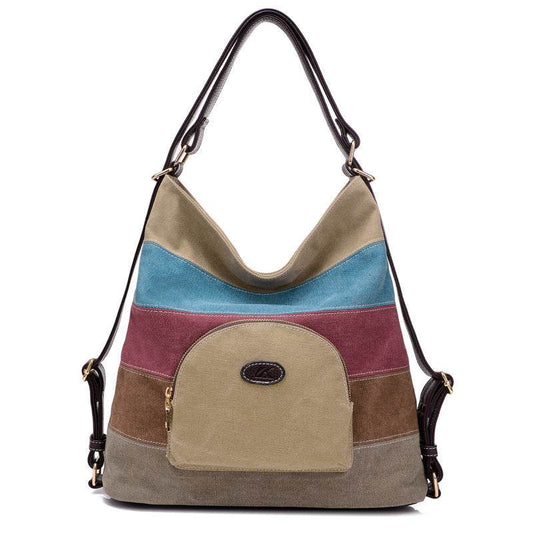 Canvas Shoulder Women Messenger Bag Fashion - Mubimart