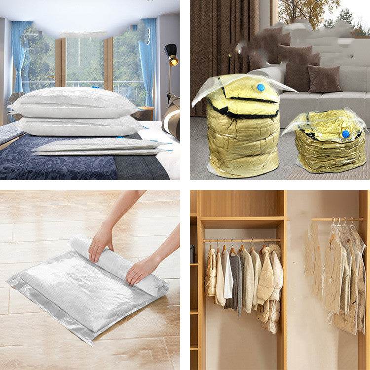 Compression Bag Suction Transparent Storage Bag Finishing Packaging - Mubimart