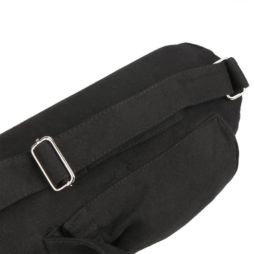 New Portable Gym Blackyoga Backpack Yoga Mat Waterproof Backpack Yoga Bag Nylon Fitness Exercise Yoga Mat Zipper Storage Bag - Mubimart
