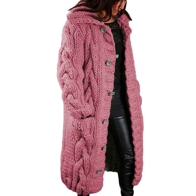 Women's Cardigan Plus Size Sweater Coat - Mubimart