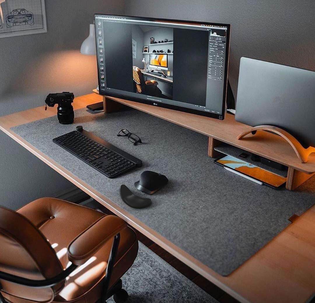 Ergonomic Mouse Wrist Rest Mouse Pads Silicon Gel Non-Slip Streamline Wrist Rest Support Mat Computer Mouse Pad For Office Gaming PC Accessories - Mubimart