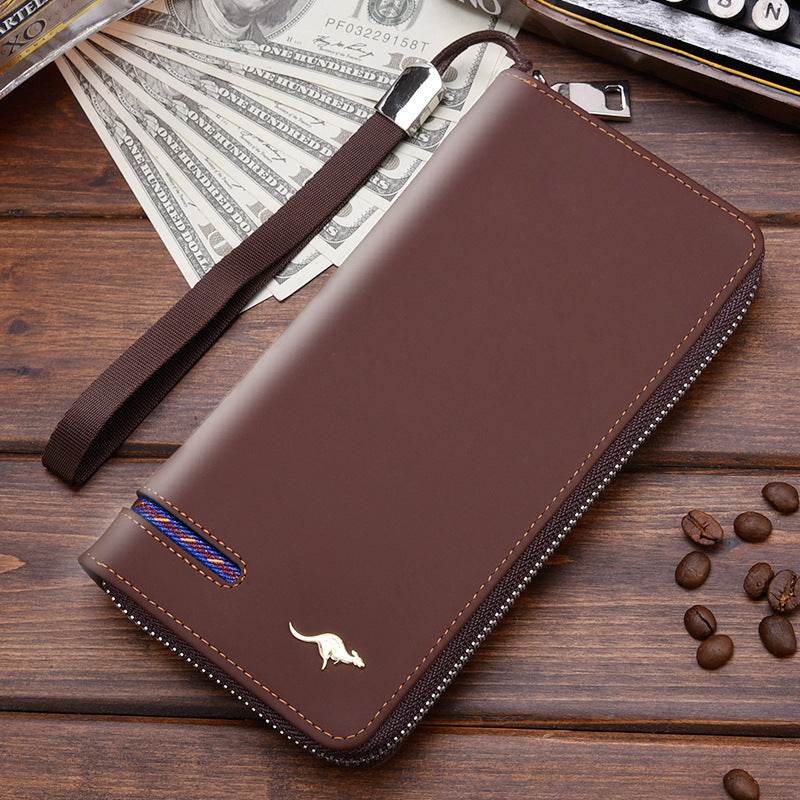 New Men's Wallet Long Zipper - Mubimart