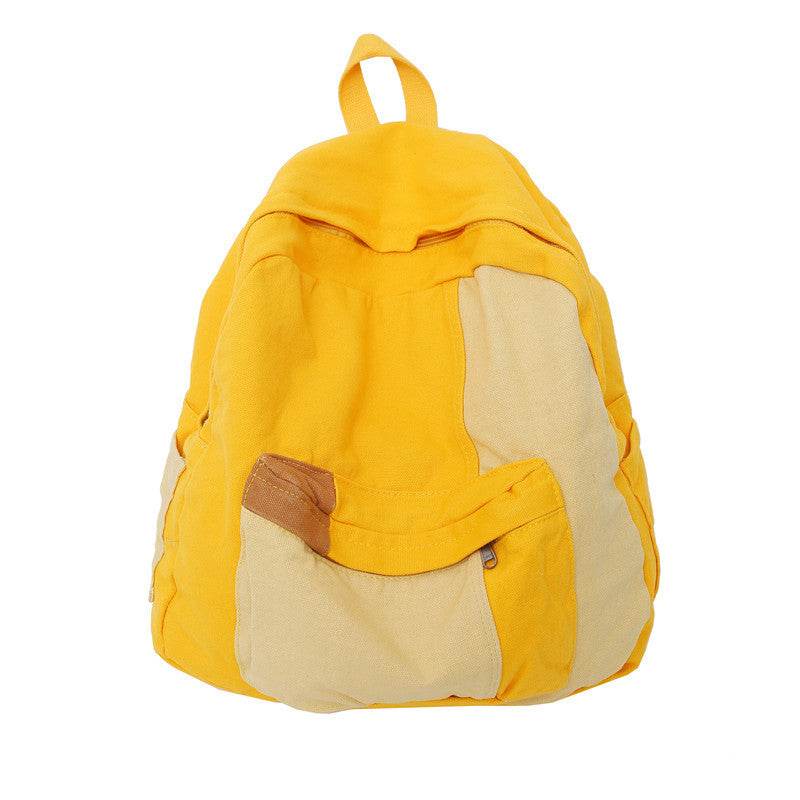 Canvas Backpack Schoolbag For Women - Mubimart