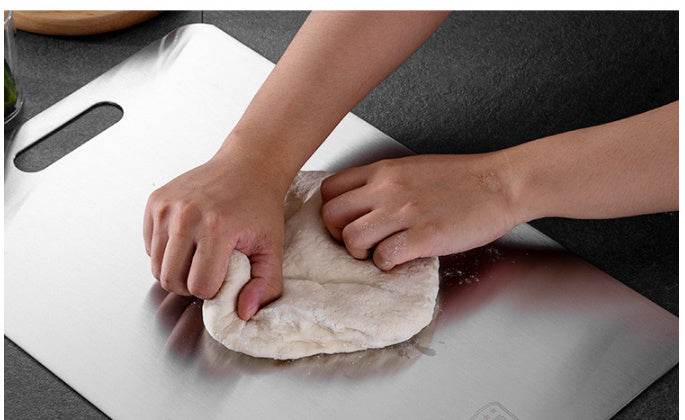 Stainless Steel Cutting Board Antibacterial Double-sided - Mubimart