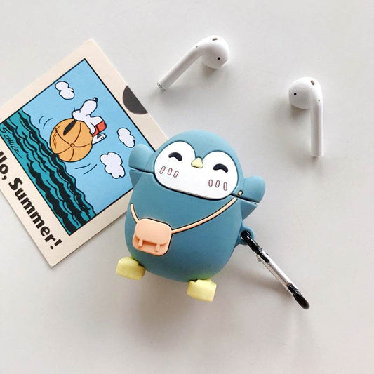 Standing Cartoon Wireless Bluetooth Earphone Case - Mubimart