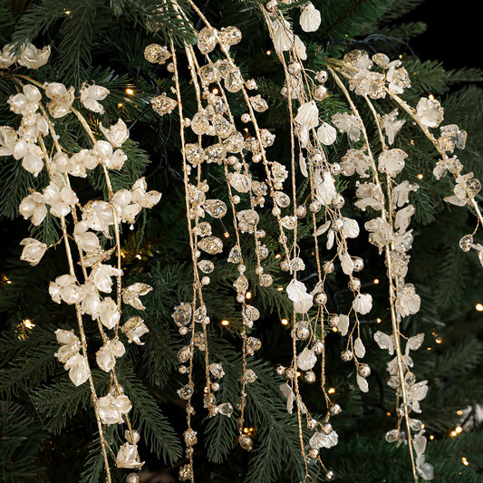 Christmas Acrylic White Crystal Twig Cutting Creative Decoration