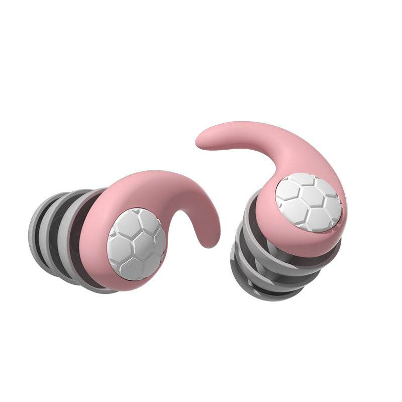 Sleeping And Swimming Waterproof Three-layer Silent Silicone Soundproof And Noise-reducing Earplug - Mubimart