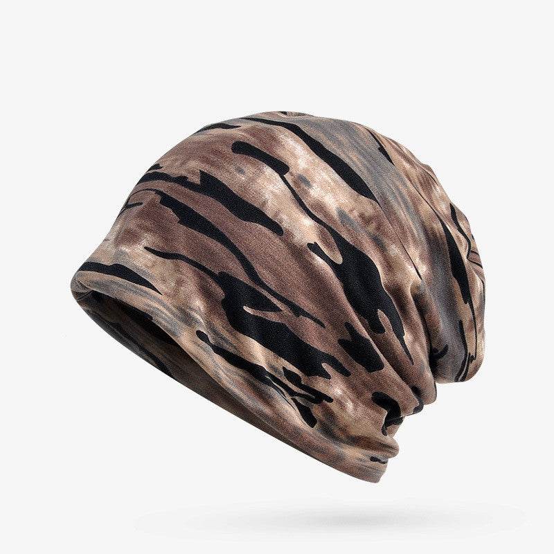 Unisex Camouflage Beanies Hats For Men and Women Flexible Turban Hats Ring Scarf Hip Hop Skullies Beanies Hedging Cap - Mubimart