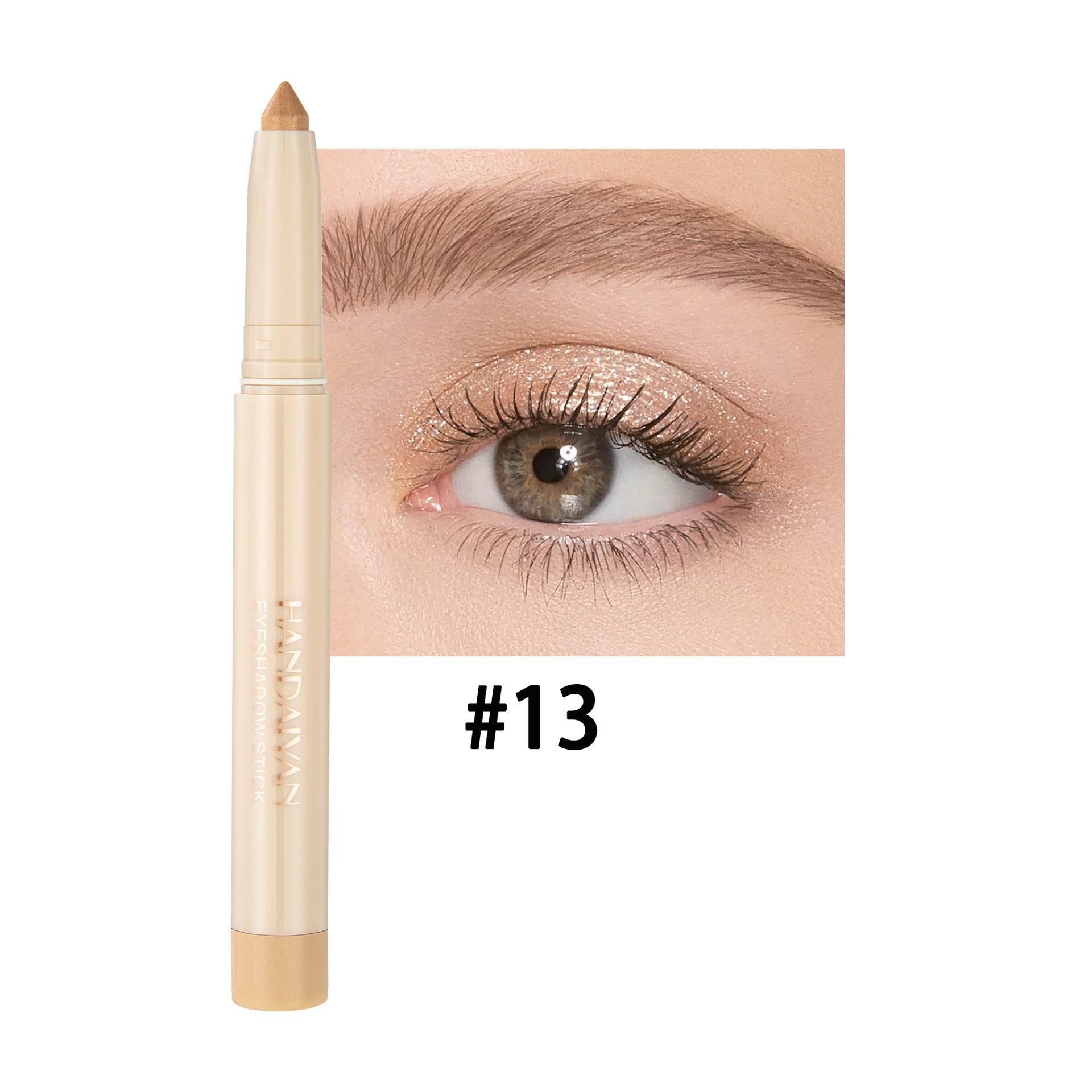 Cosmetic Eyeliner Gel Pen Lying Silkworm Mermaid Eye Shadow Pen Dual-use - Mubimart