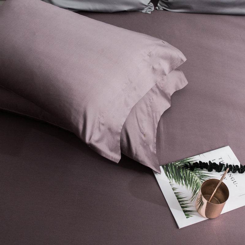 60 Long-staple Cotton Satin Cotton Pillowcases Soft Cotton Single Pillowcase - Mubimart
