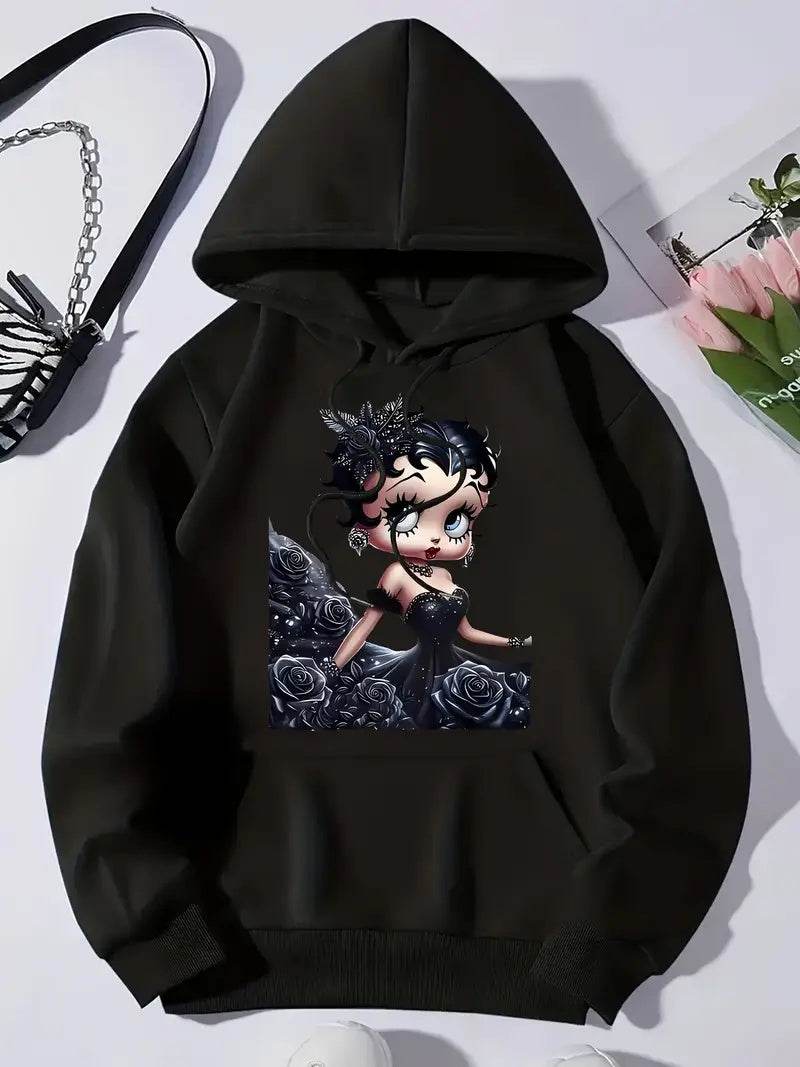 Printed Sweatshirt - Mubimart