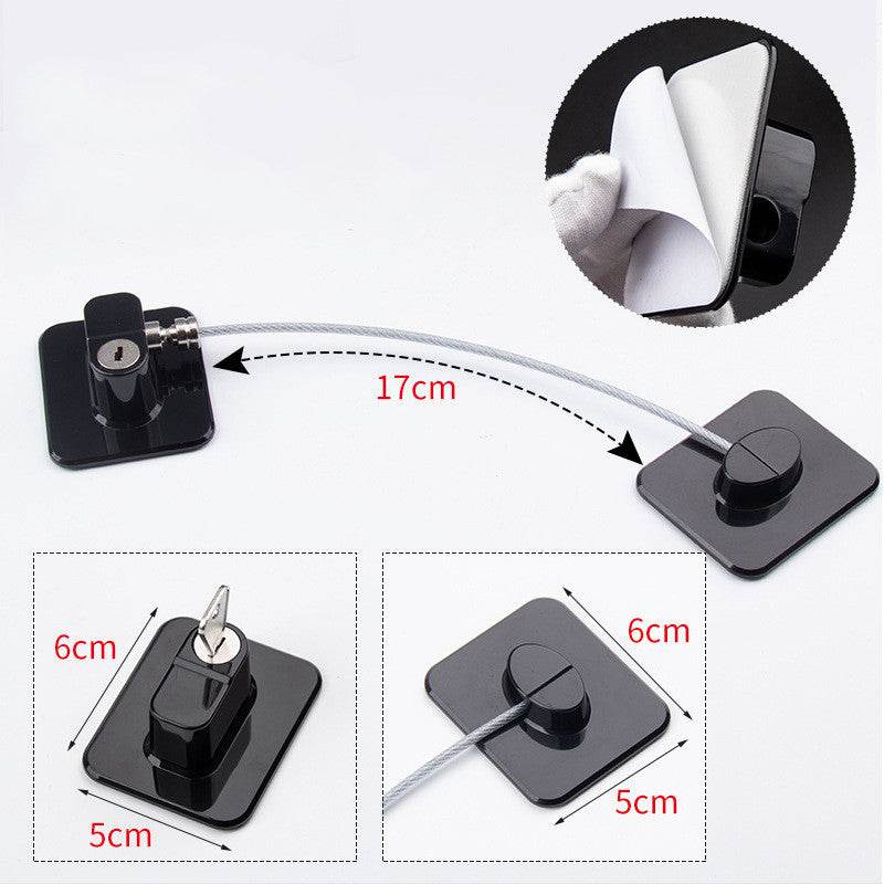 Anti-pinch Hand Cabinet Door Lock For Children's Drawer - Mubimart