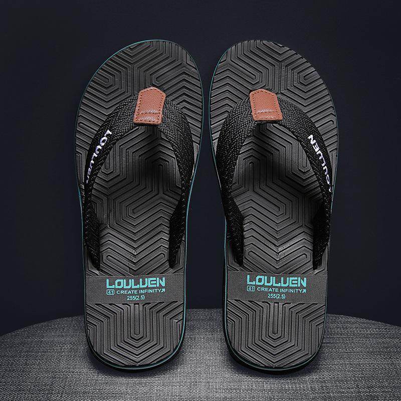 Summer Beach Flip Flops Fashion Flip-flop Non-slip Men's Sandals - Mubimart