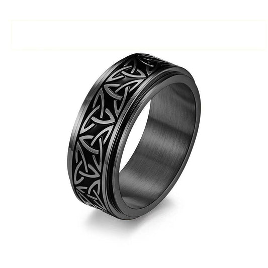 Hot Titanium Steel Ring For Men - Mubimart