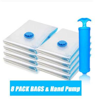 Quilt Vacuum Storage Bag Exhaust Valve Compression Clothes - Mubimart
