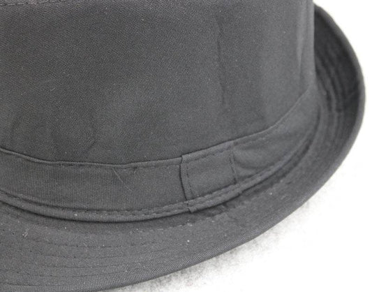 Hipster Men's Versatile Retro British White Fedora Hat - Mubimart