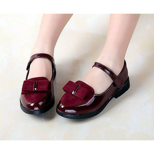 kids girl sneakers school baby girls leather princess shoes - Mubimart