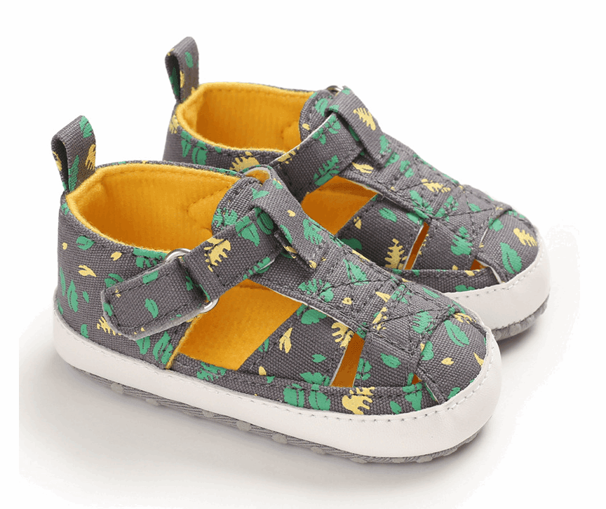 0-1 Year Old Boys And Girls Sandals Casual Breathable Hollow Soft Soled Baby Shoes 3-6-9 Months Walking Shoes - Mubimart