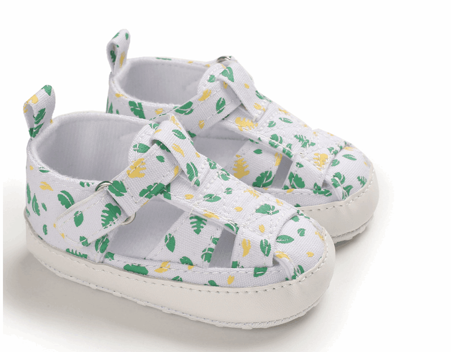0-1 Year Old Boys And Girls Sandals Casual Breathable Hollow Soft Soled Baby Shoes 3-6-9 Months Walking Shoes - Mubimart